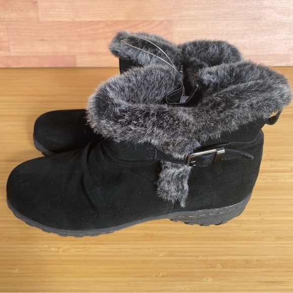 New without box khombu winter leather boot with furry lining buckle - Picture 4 of 7